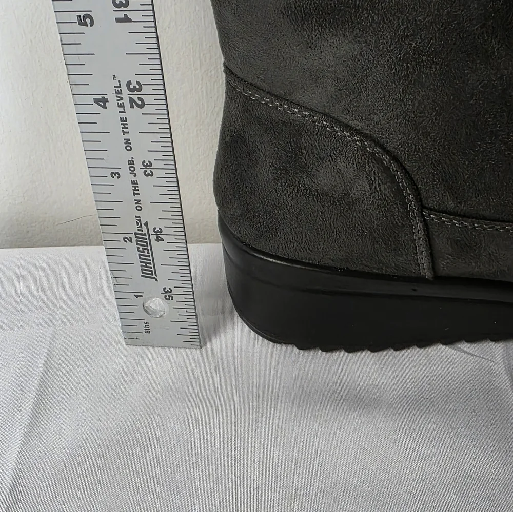 Flexus By Spring Step Istra Waterproof Dark Gray Winter Boots Womens Size 6